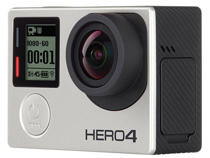 その他 Gopro hero4 GoPro Hero 4 Silver À prova de Água 12MP Wi-Fi - Bluetooth